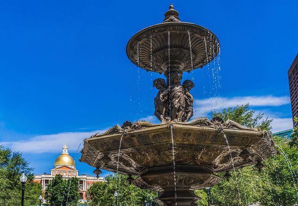 Perry, William 아티스트의 Brewer Fountain-Boston Common-State House-Boston-Massachusetts-Fountain cast in 1868 by Lenard-Mass작품입니다.